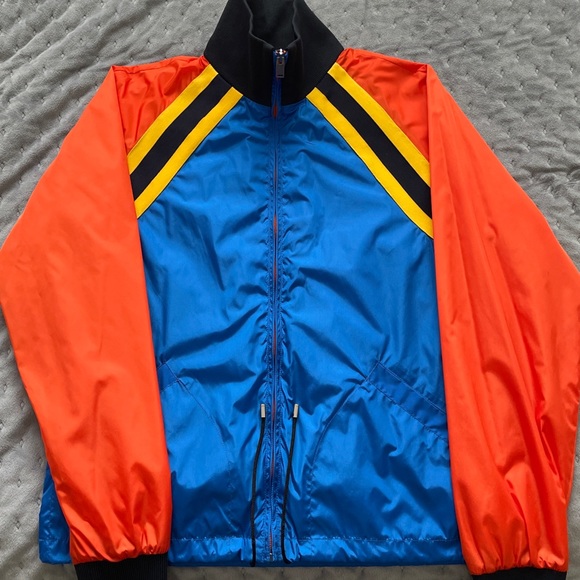 GUCCILight Nylon Blouson Jacket With Patch Detail